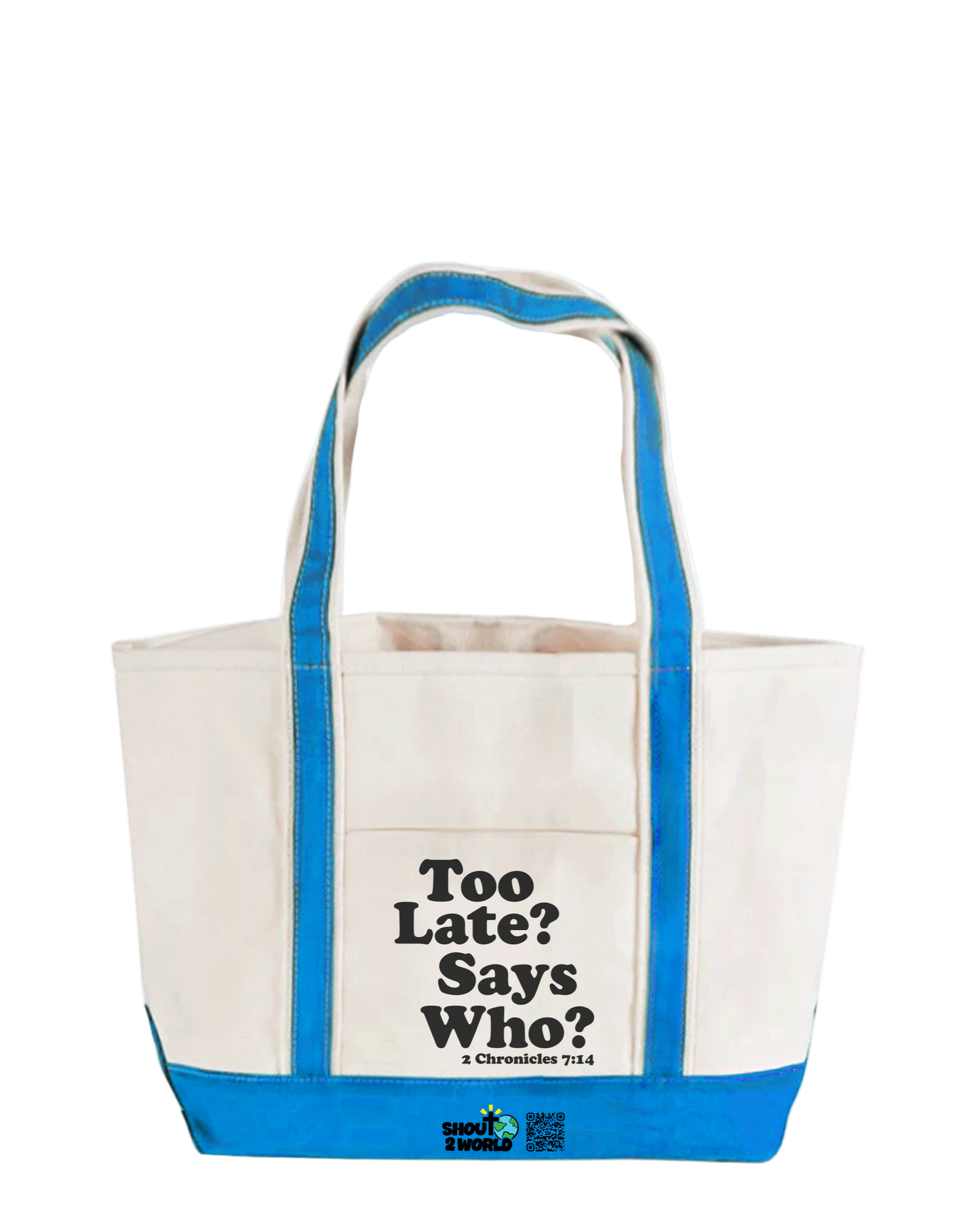 Tote Bag w/ Zip Closure