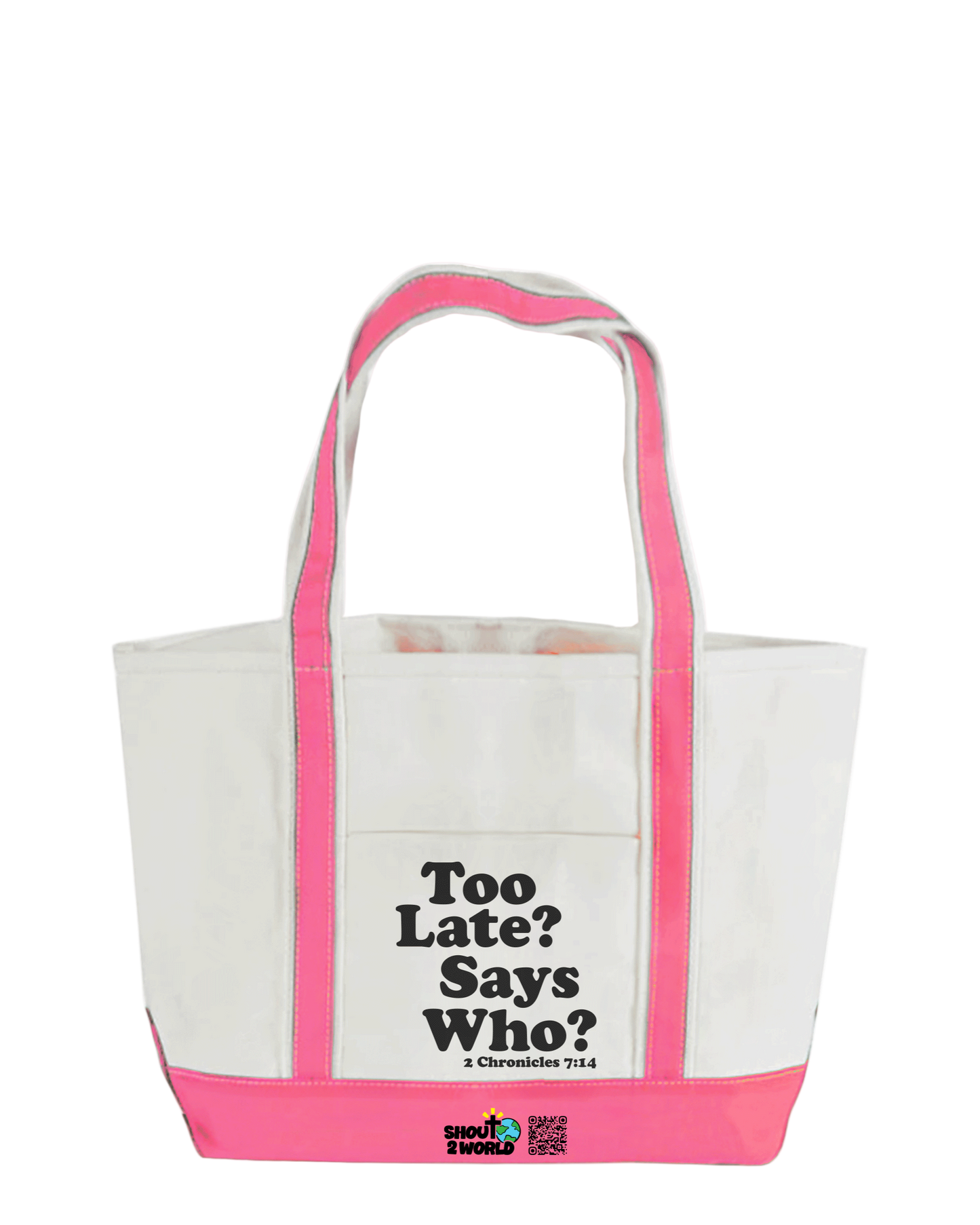Tote Bag w/ Zip Closure