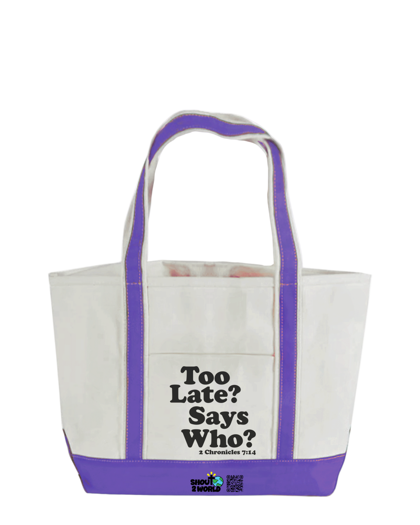 Tote Bag w/ Zip Closure