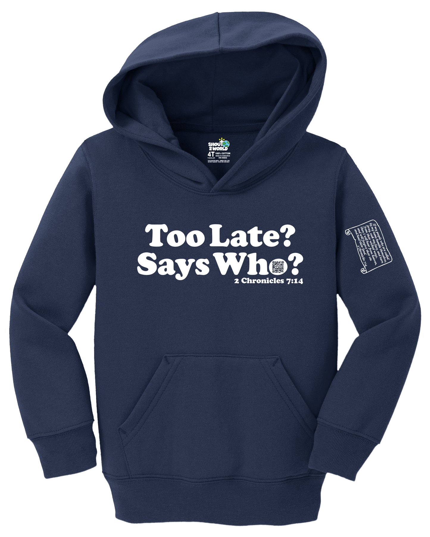 Fleece Pullover Hooded Sweatshirt Toddler