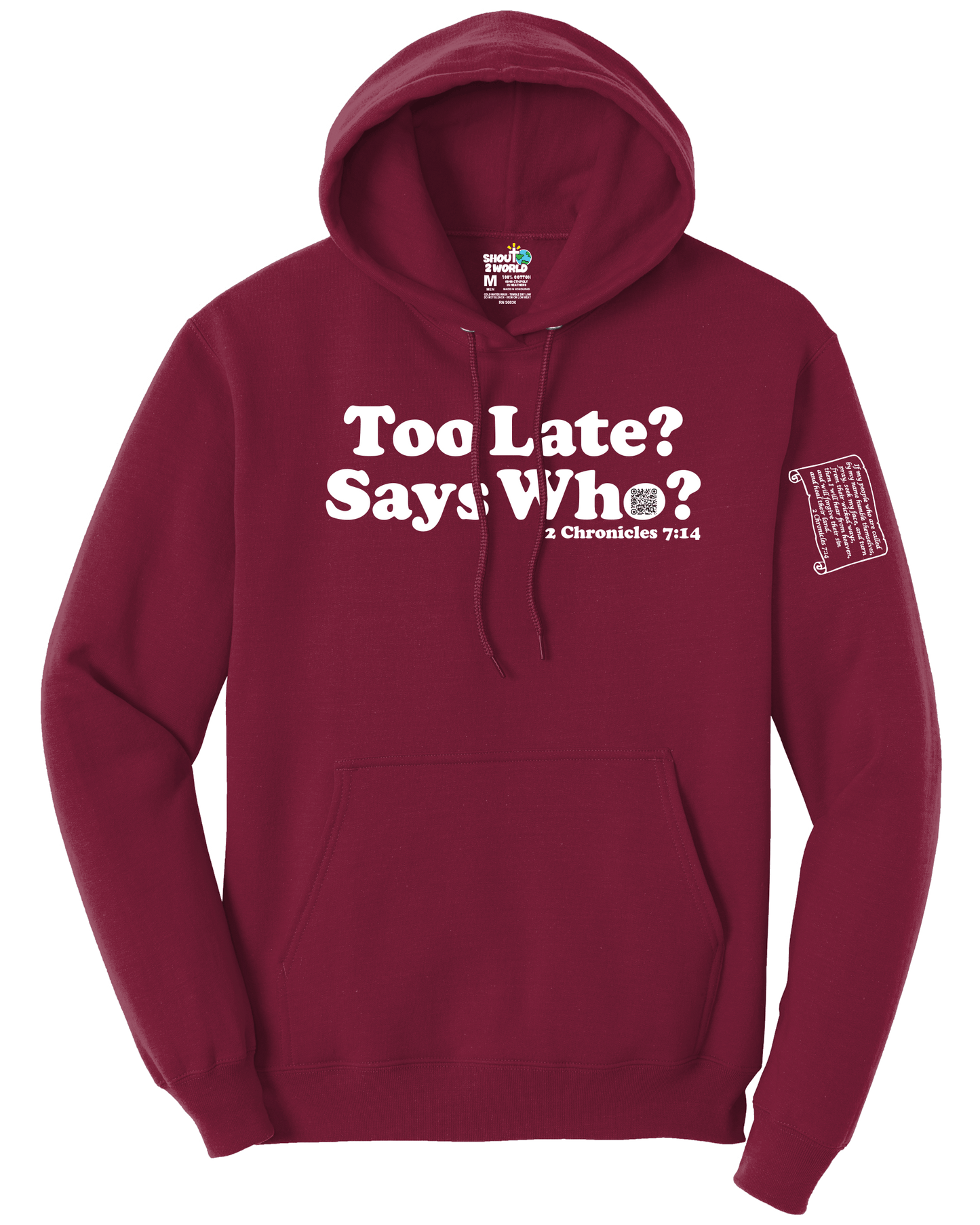 Fleece Pullover Hooded Sweatshirt Men