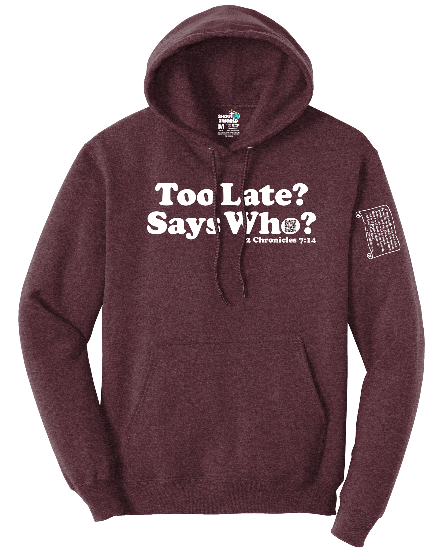 Fleece Pullover Hooded Sweatshirt Men