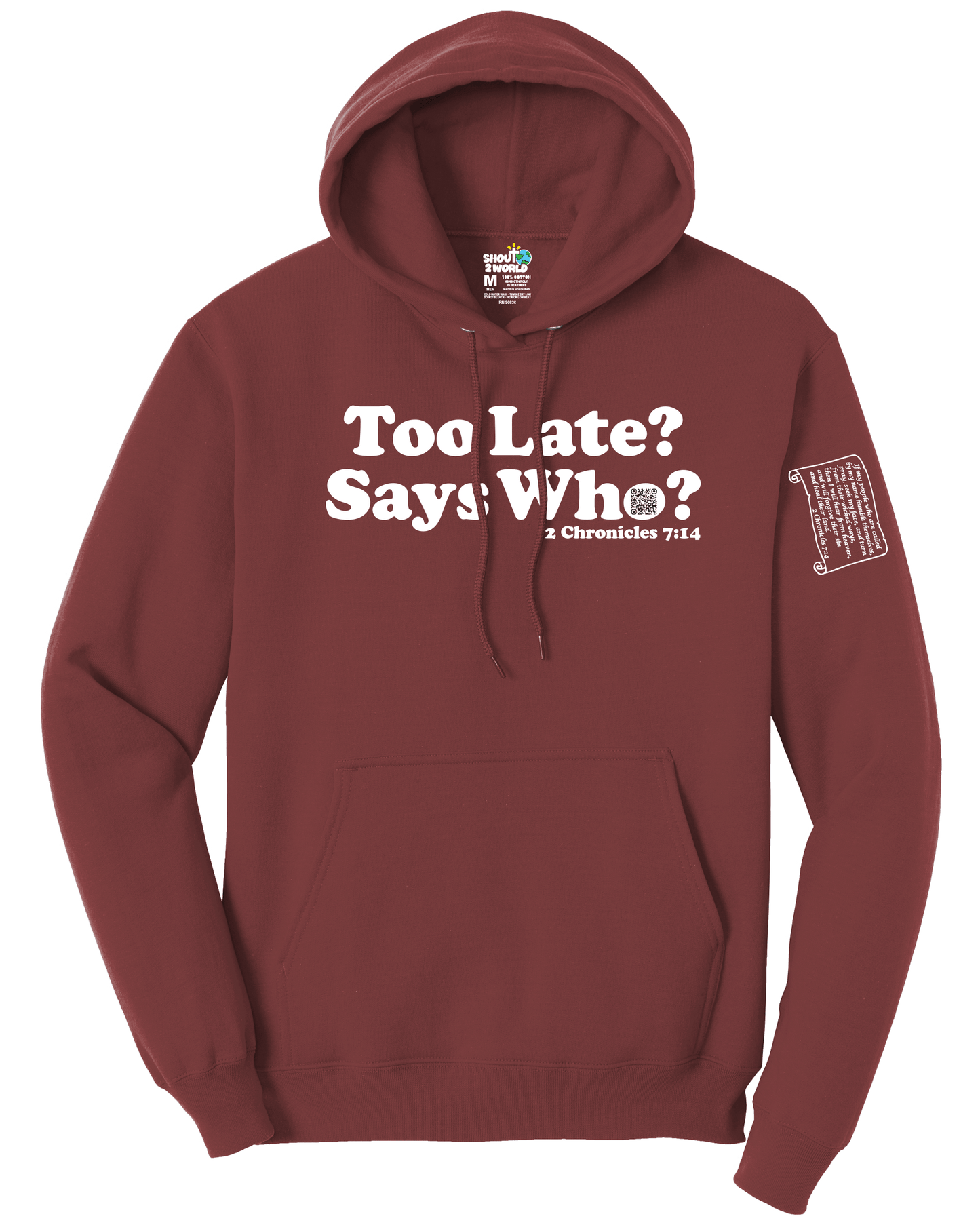 Fleece Pullover Hooded Sweatshirt Men