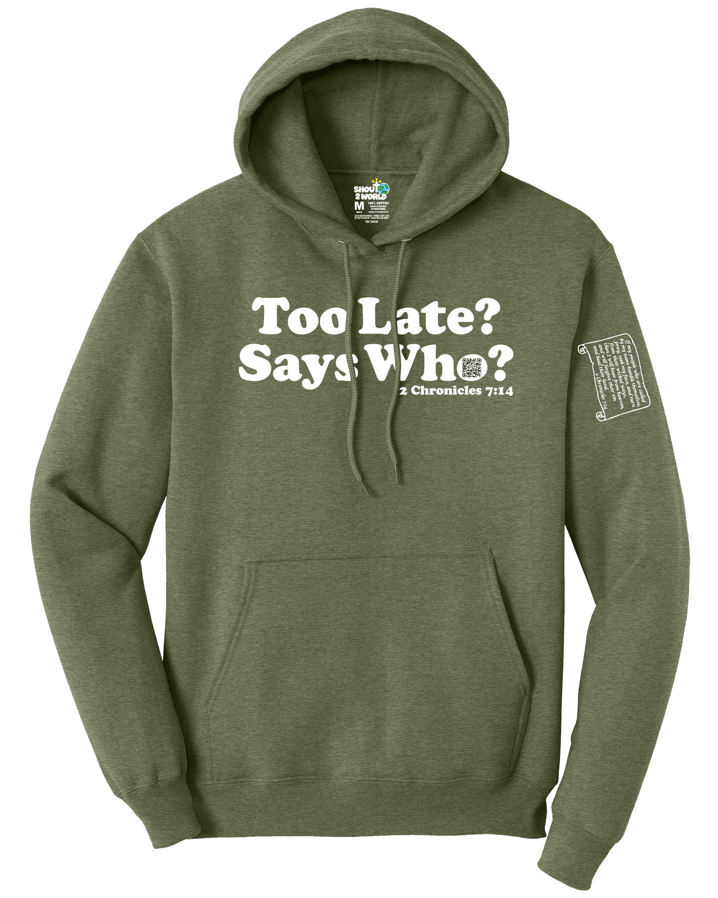 Fleece Pullover Hooded Sweatshirt Men