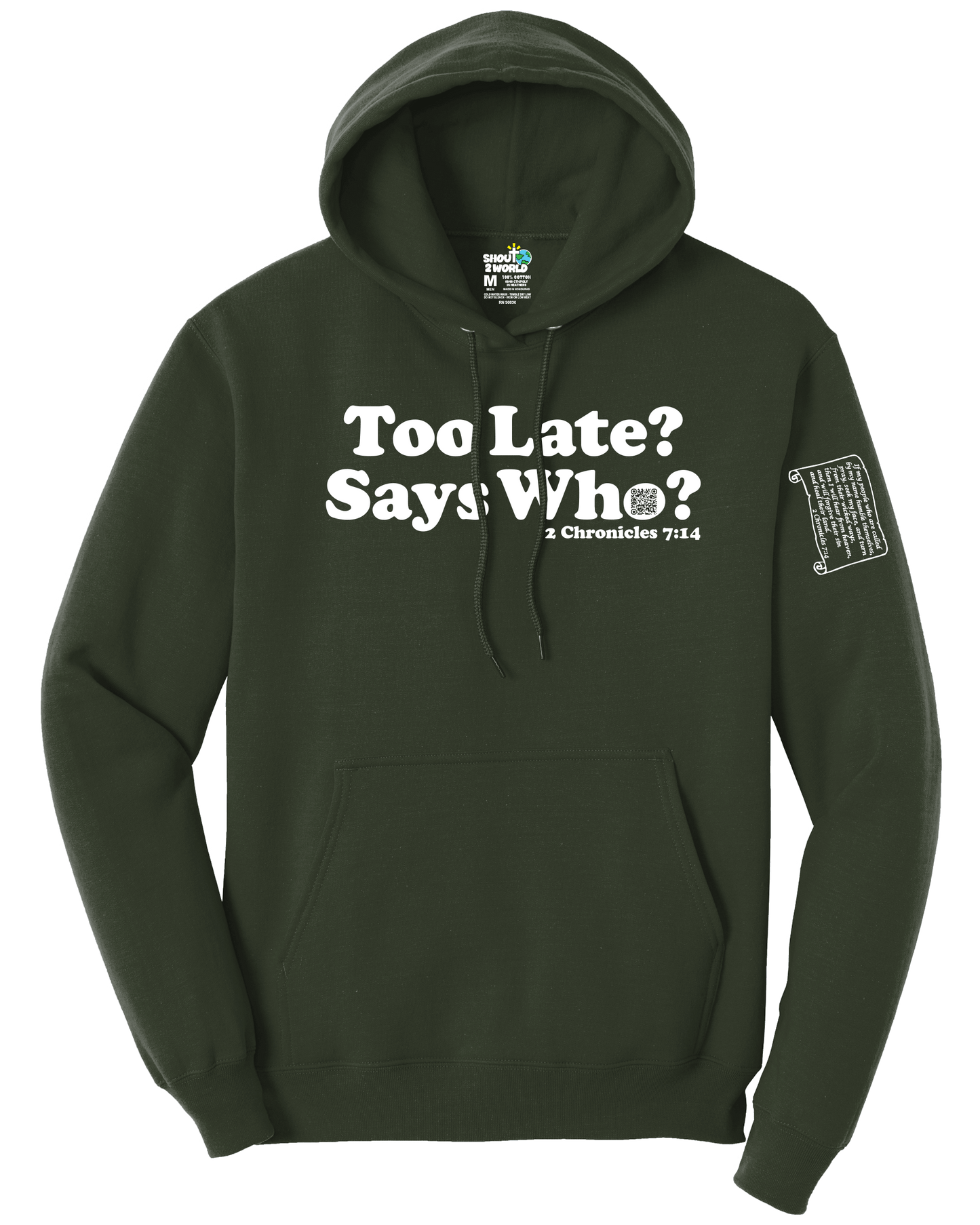 Fleece Pullover Hooded Sweatshirt Men