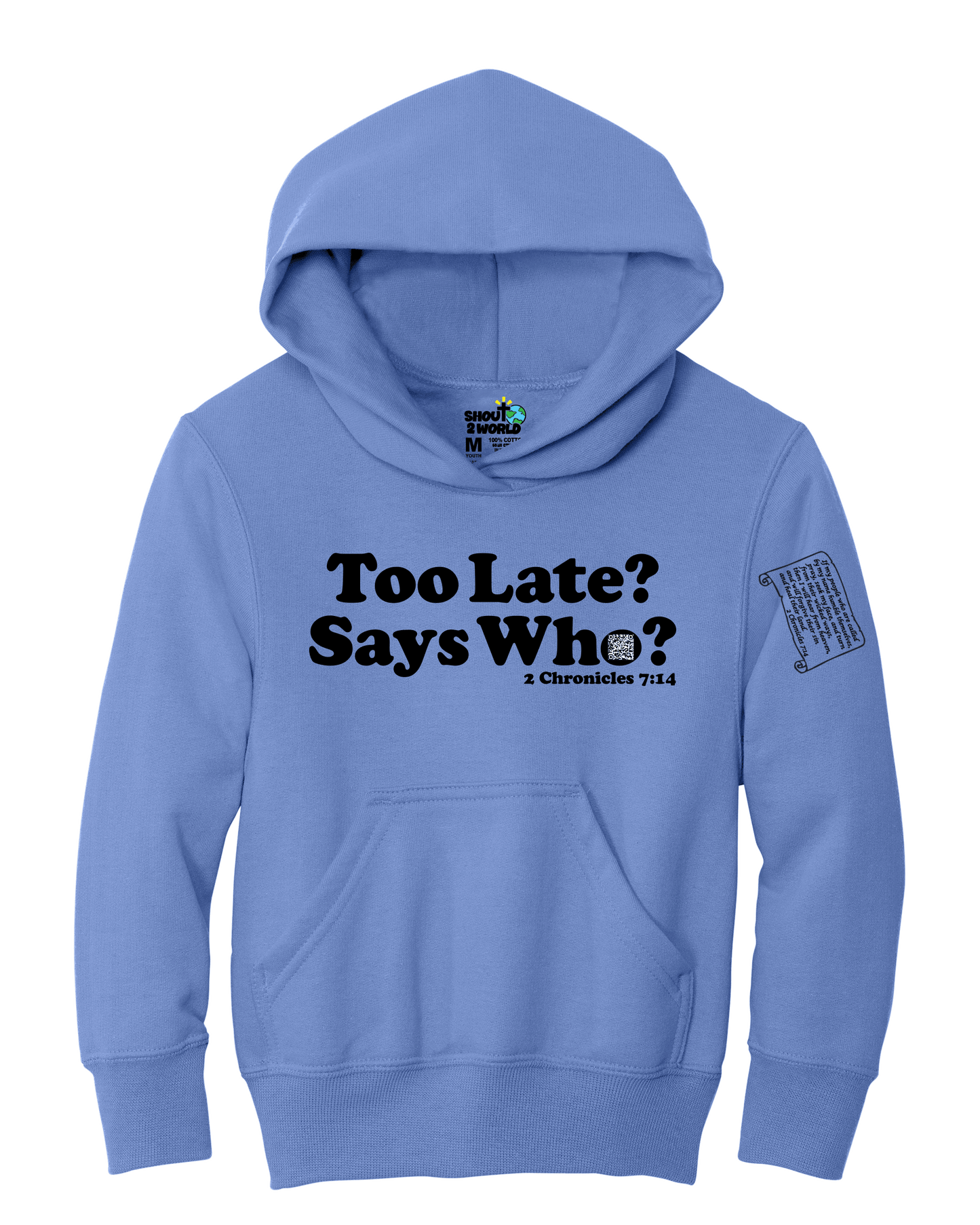 Fleece Pullover Hooded Sweatshirt Youth