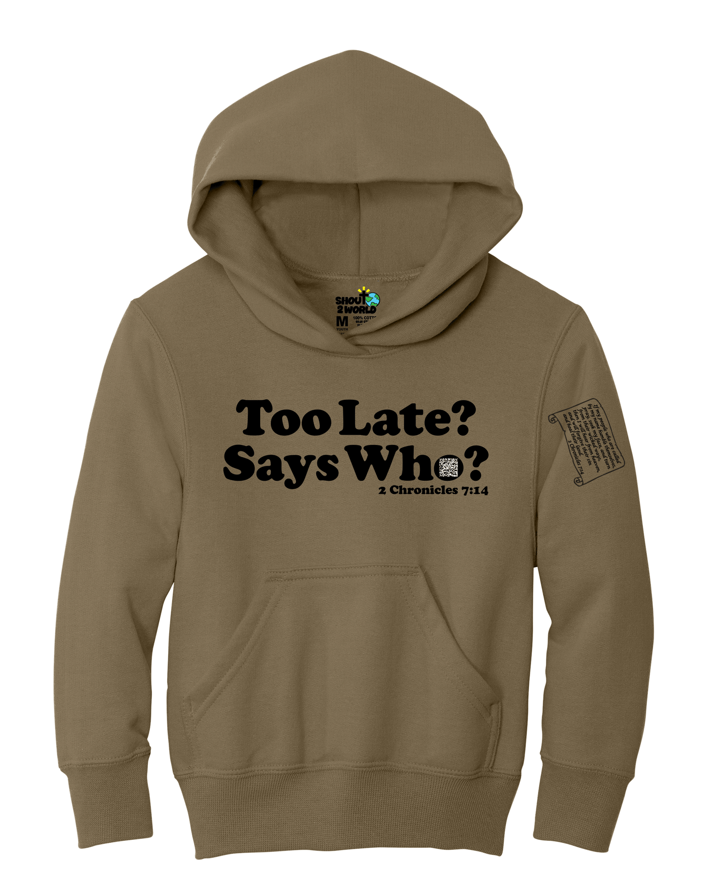 Fleece Pullover Hooded Sweatshirt Youth