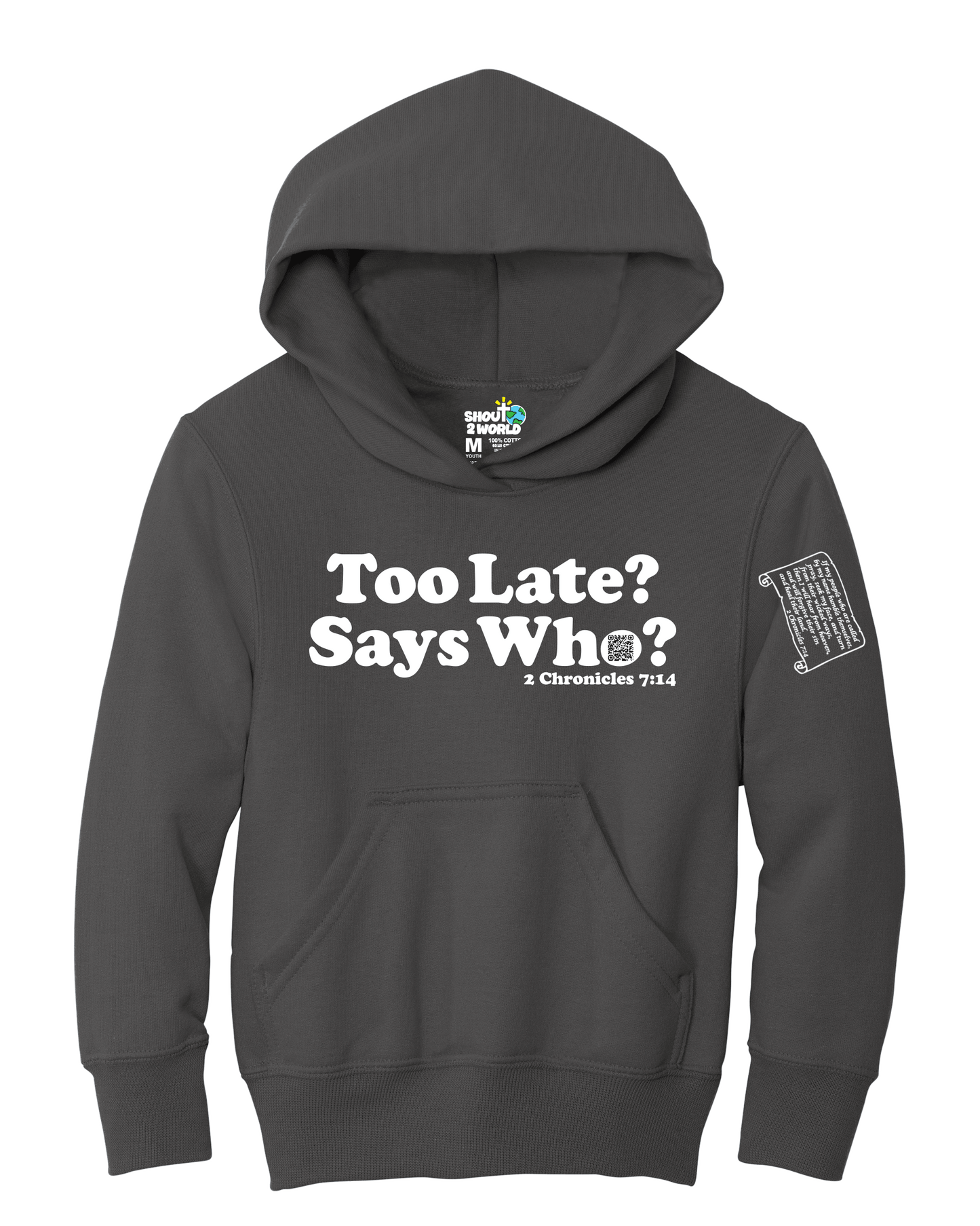 Fleece Pullover Hooded Sweatshirt Youth
