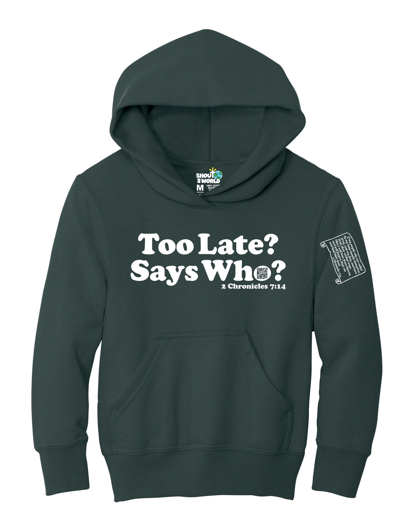 Fleece Pullover Hooded Sweatshirt Youth