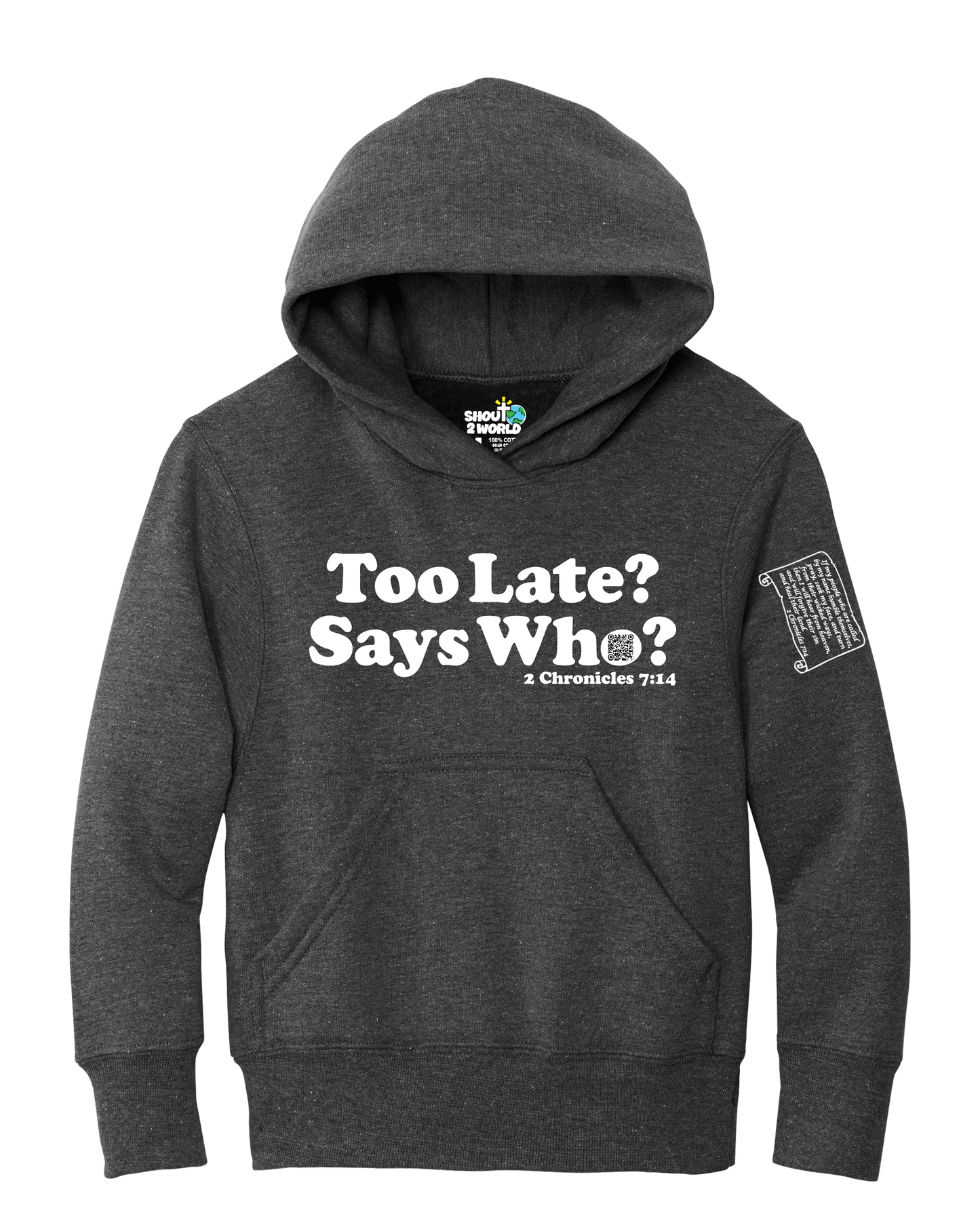 Fleece Pullover Hooded Sweatshirt Youth