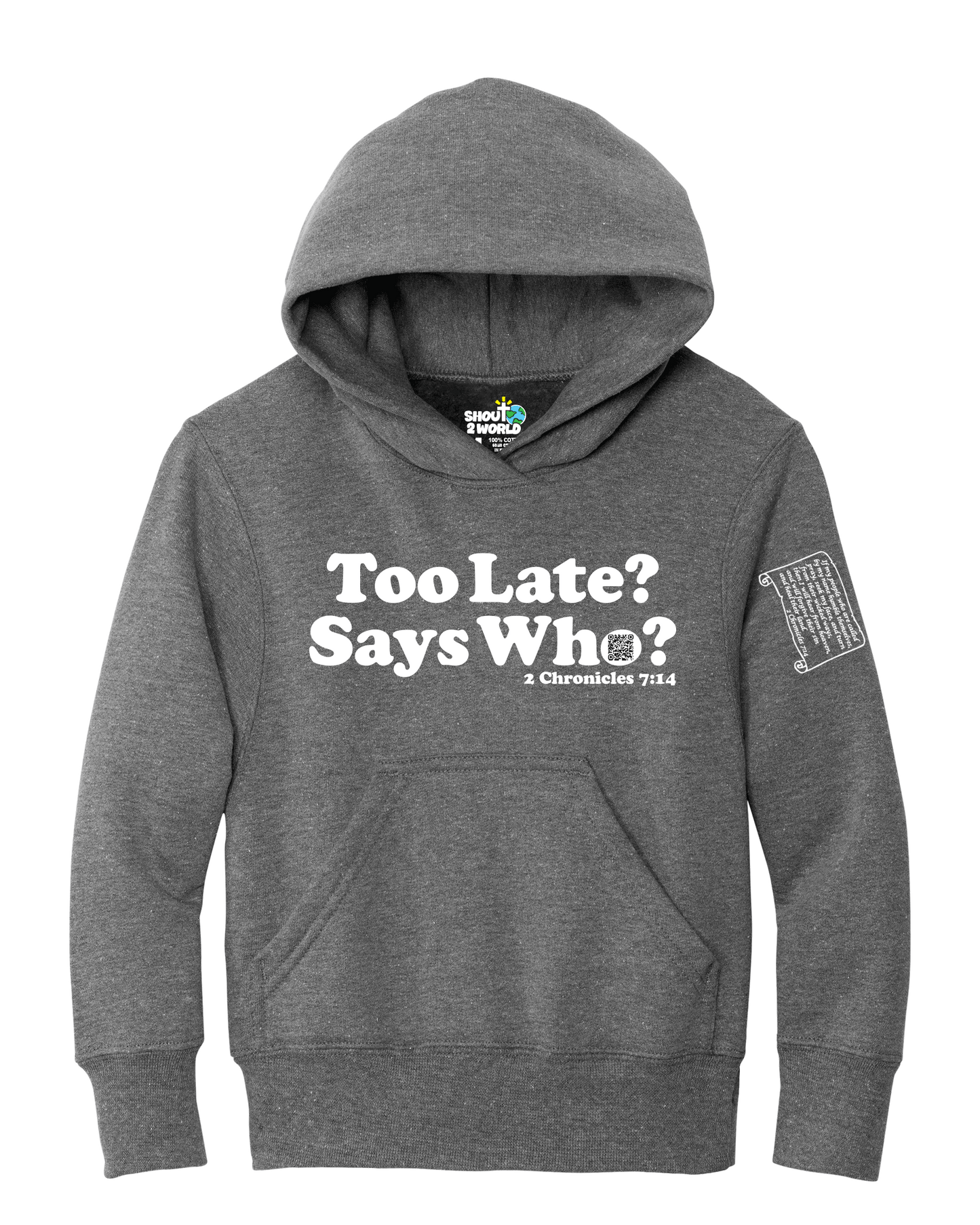 Fleece Pullover Hooded Sweatshirt Youth