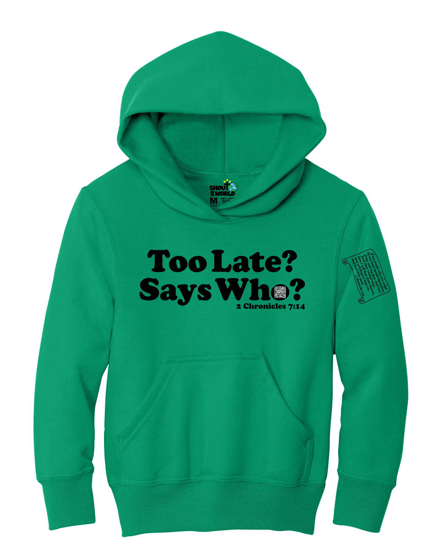 Fleece Pullover Hooded Sweatshirt Youth