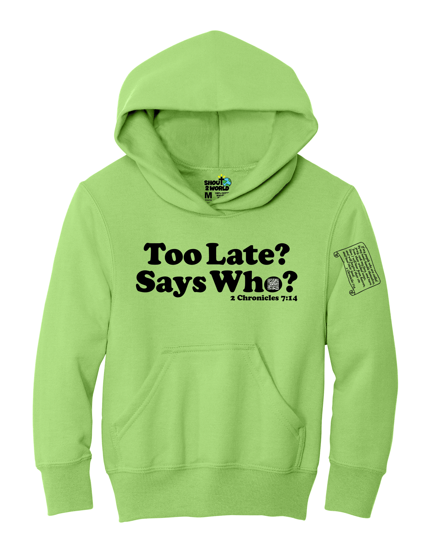 Fleece Pullover Hooded Sweatshirt Youth