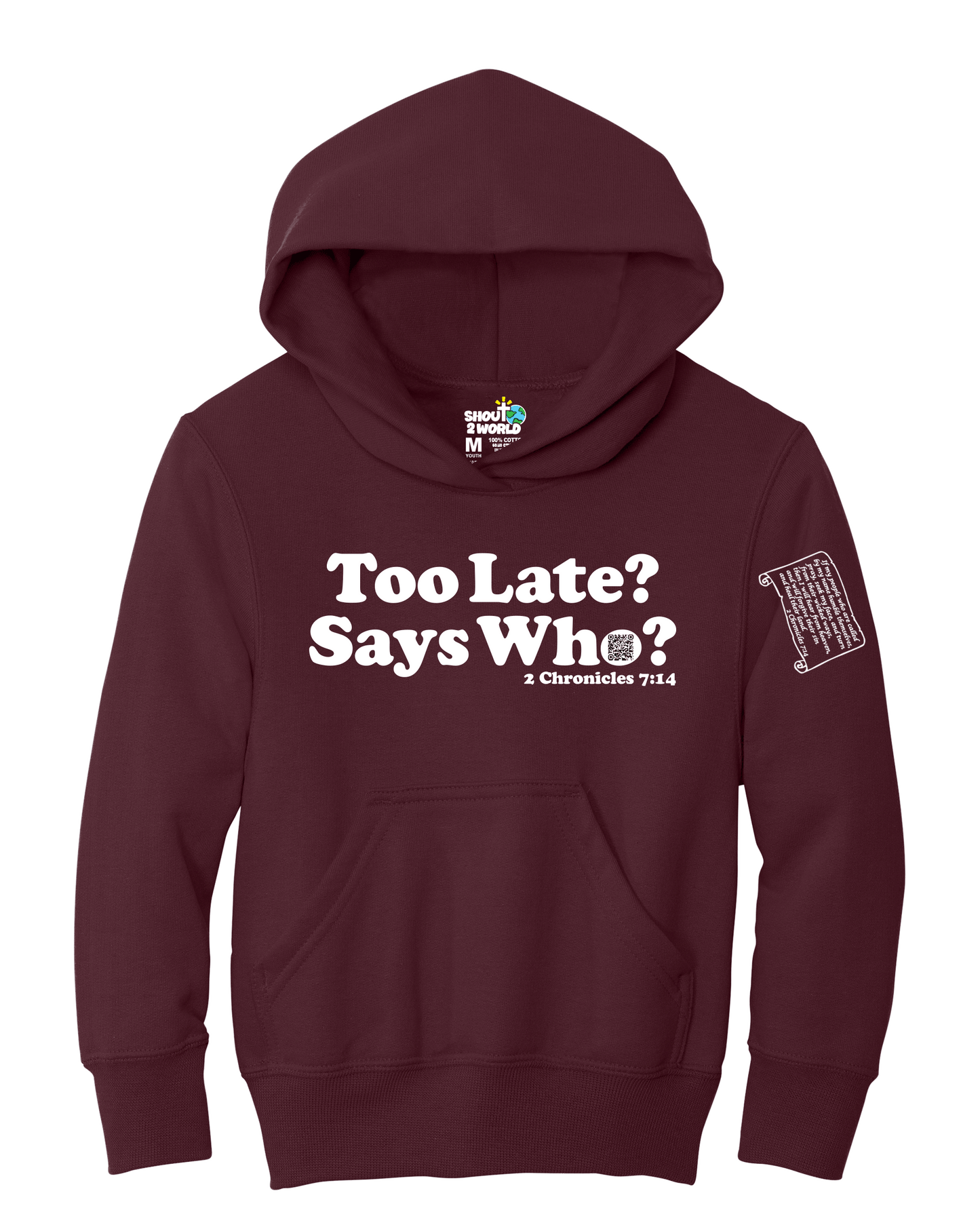 Fleece Pullover Hooded Sweatshirt Youth