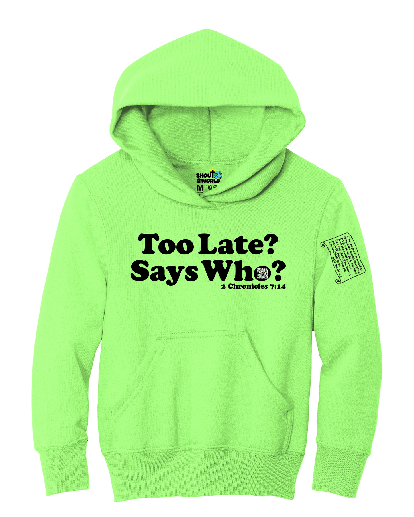 Fleece Pullover Hooded Sweatshirt Youth