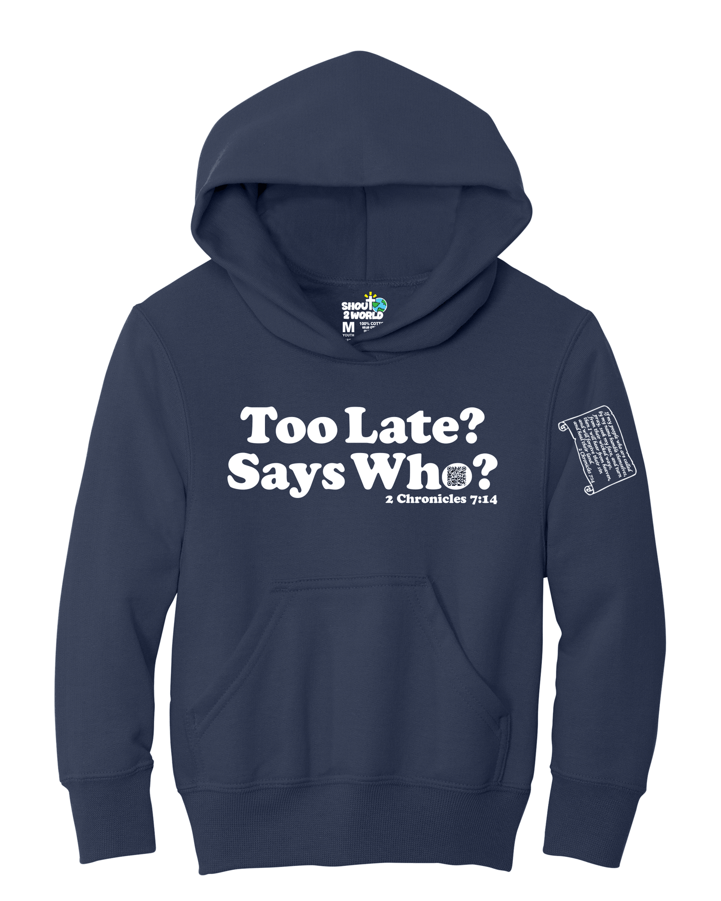 Fleece Pullover Hooded Sweatshirt Youth