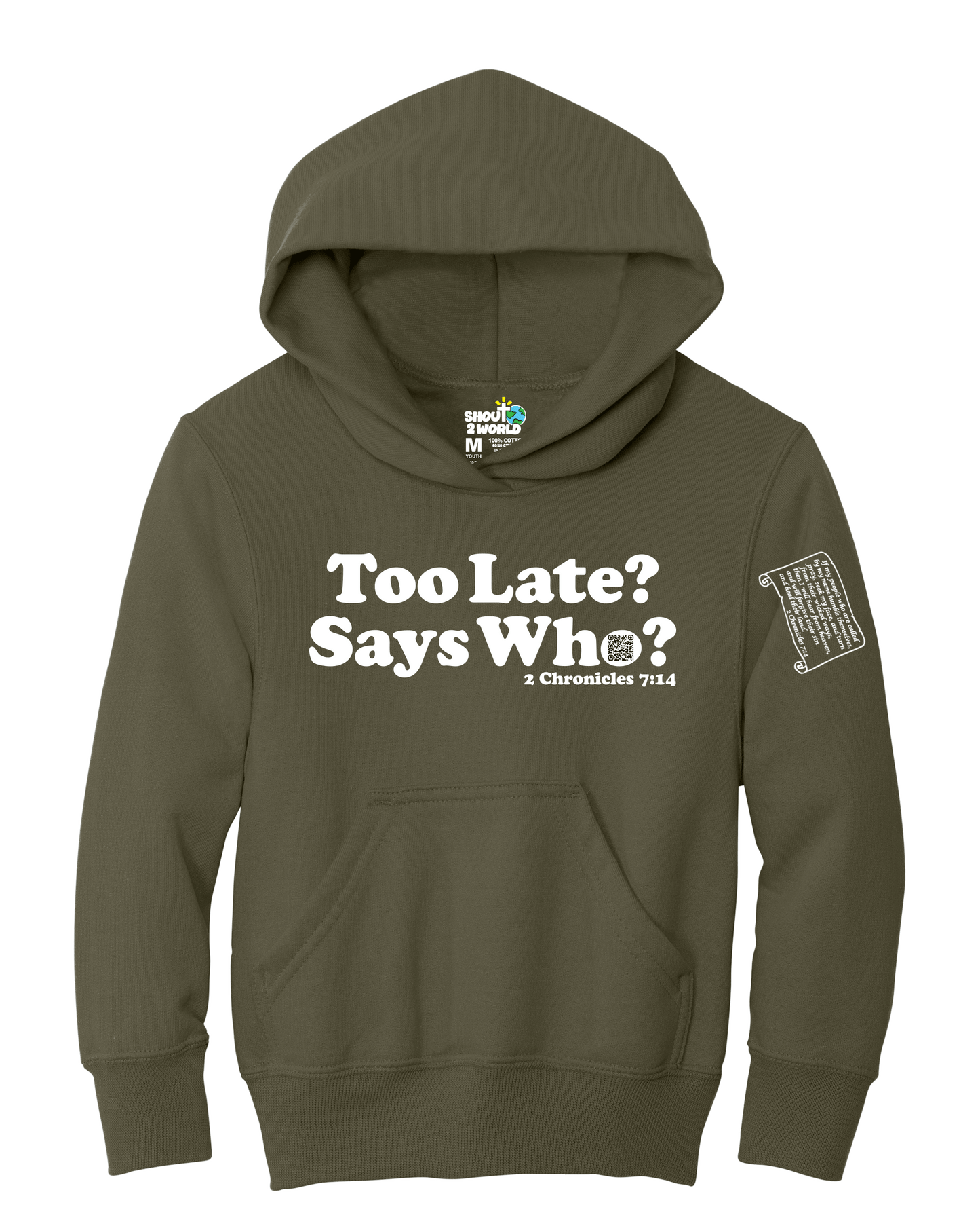 Fleece Pullover Hooded Sweatshirt Youth