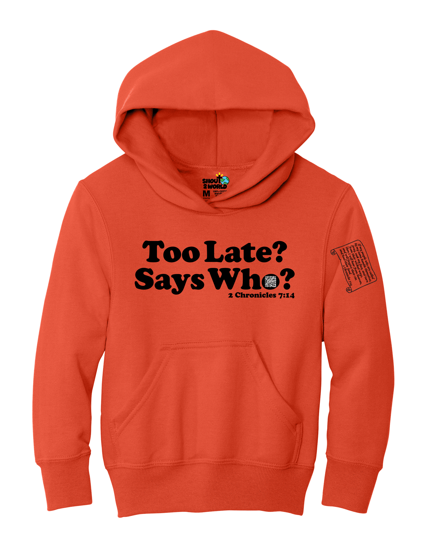 Fleece Pullover Hooded Sweatshirt Youth