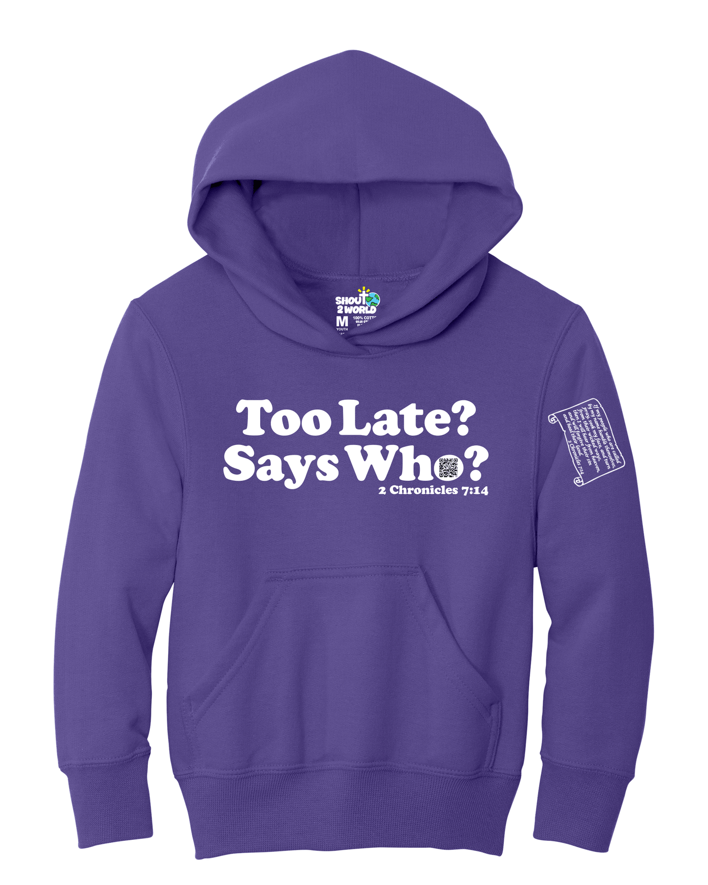 Fleece Pullover Hooded Sweatshirt Youth