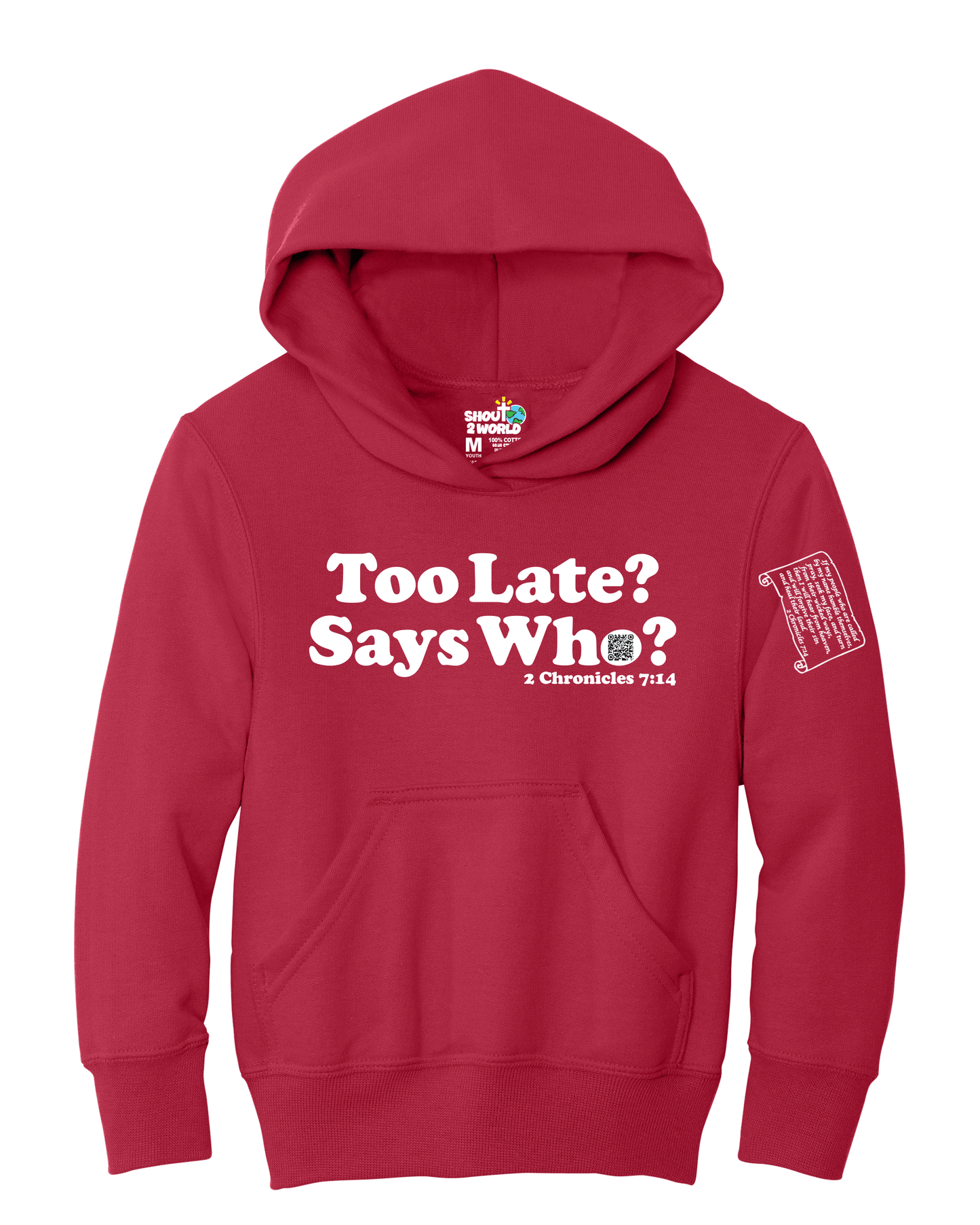 Fleece Pullover Hooded Sweatshirt Youth