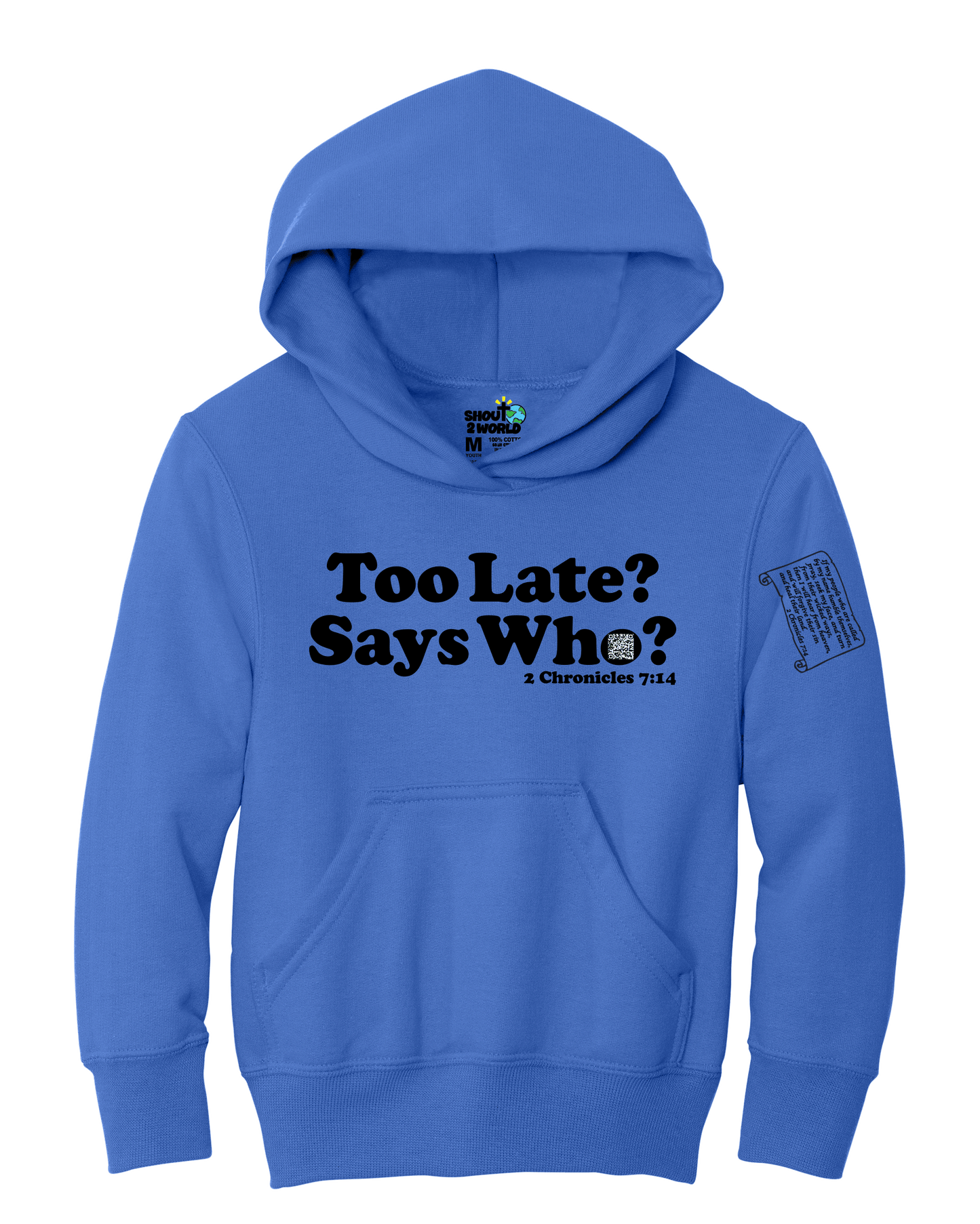 Fleece Pullover Hooded Sweatshirt Youth