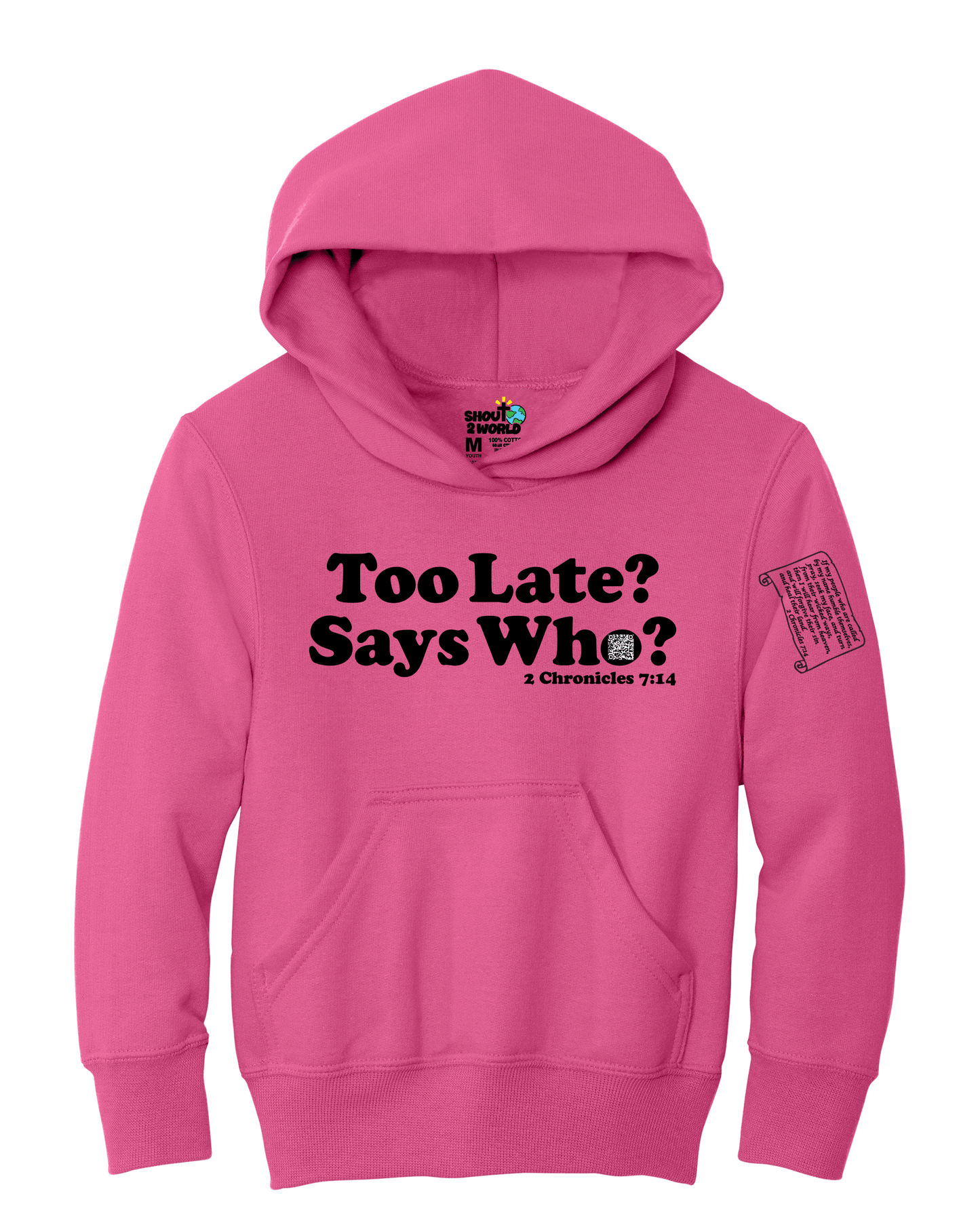 Fleece Pullover Hooded Sweatshirt Youth