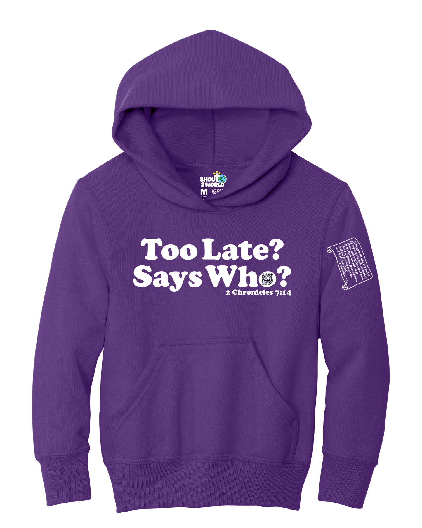 Fleece Pullover Hooded Sweatshirt Youth