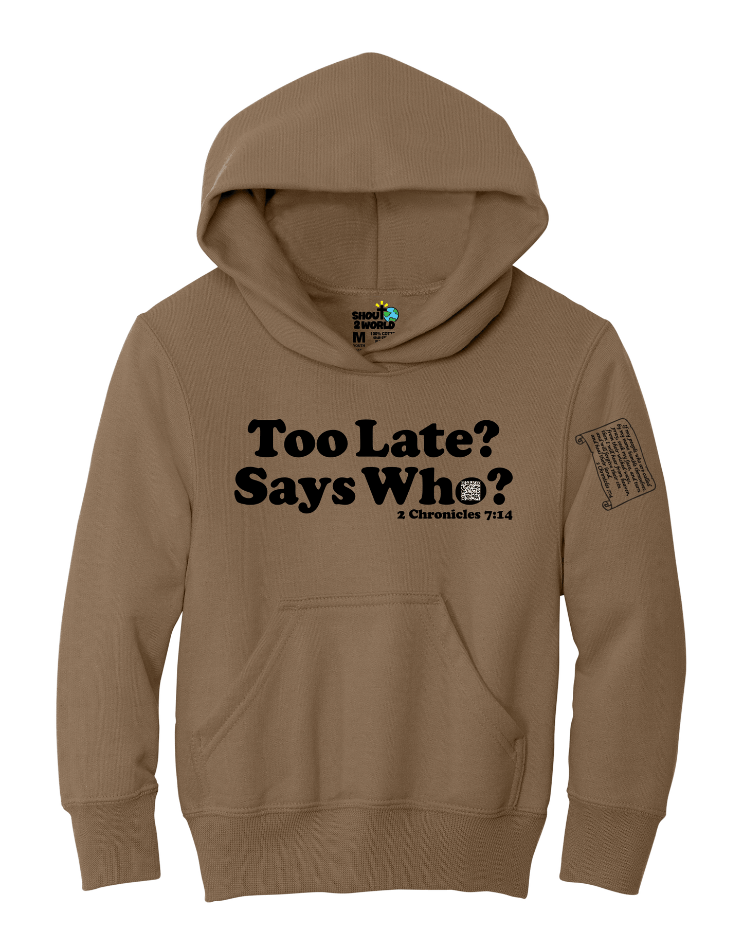 Fleece Pullover Hooded Sweatshirt Youth