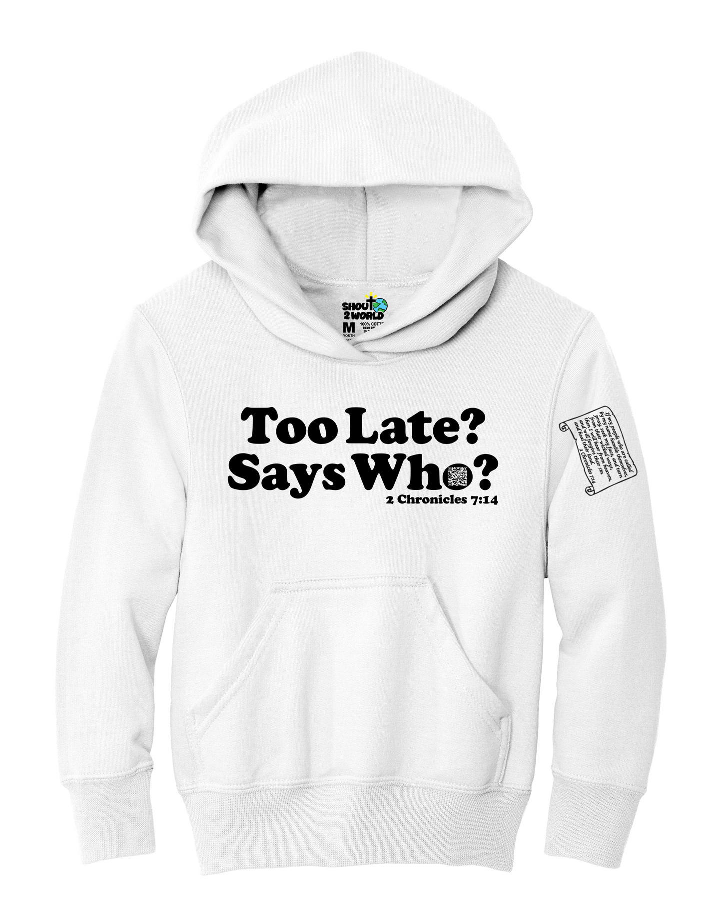 Fleece Pullover Hooded Sweatshirt Youth