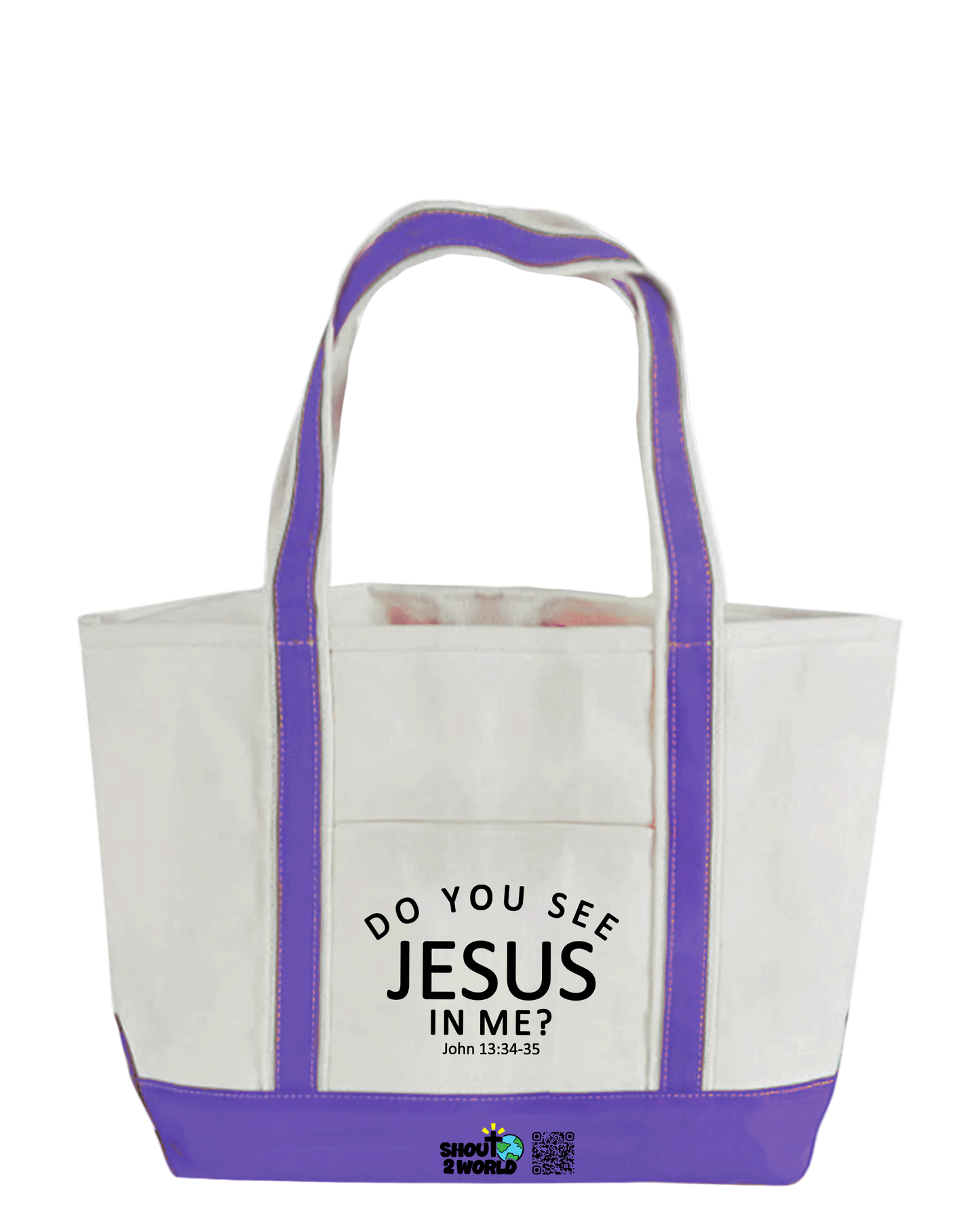 Tote Bag w/ Zip Closure