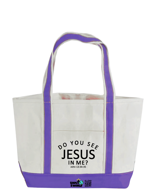 Tote Bag w/ Zip Closure