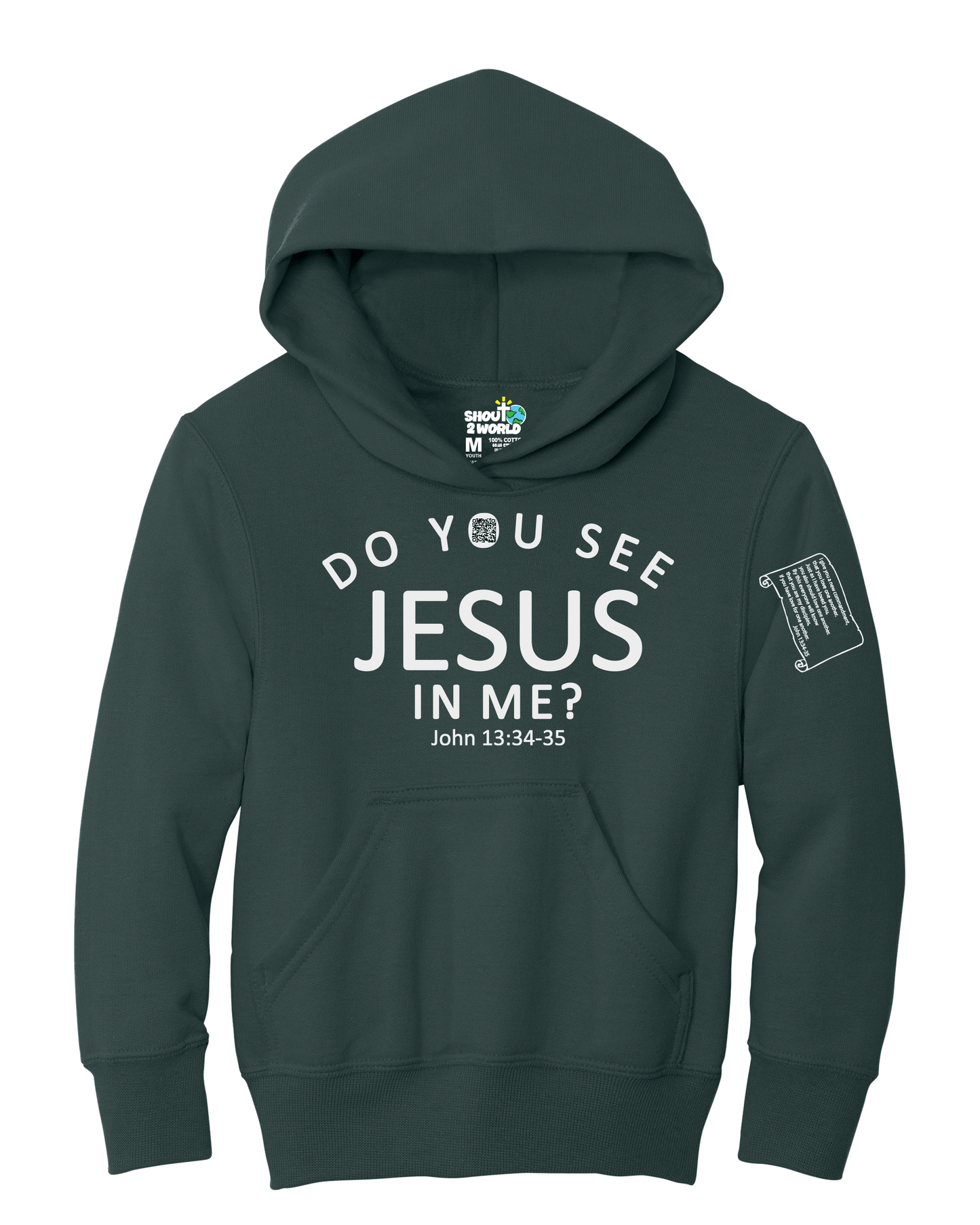 Fleece Pullover Hooded Sweatshirt Youth