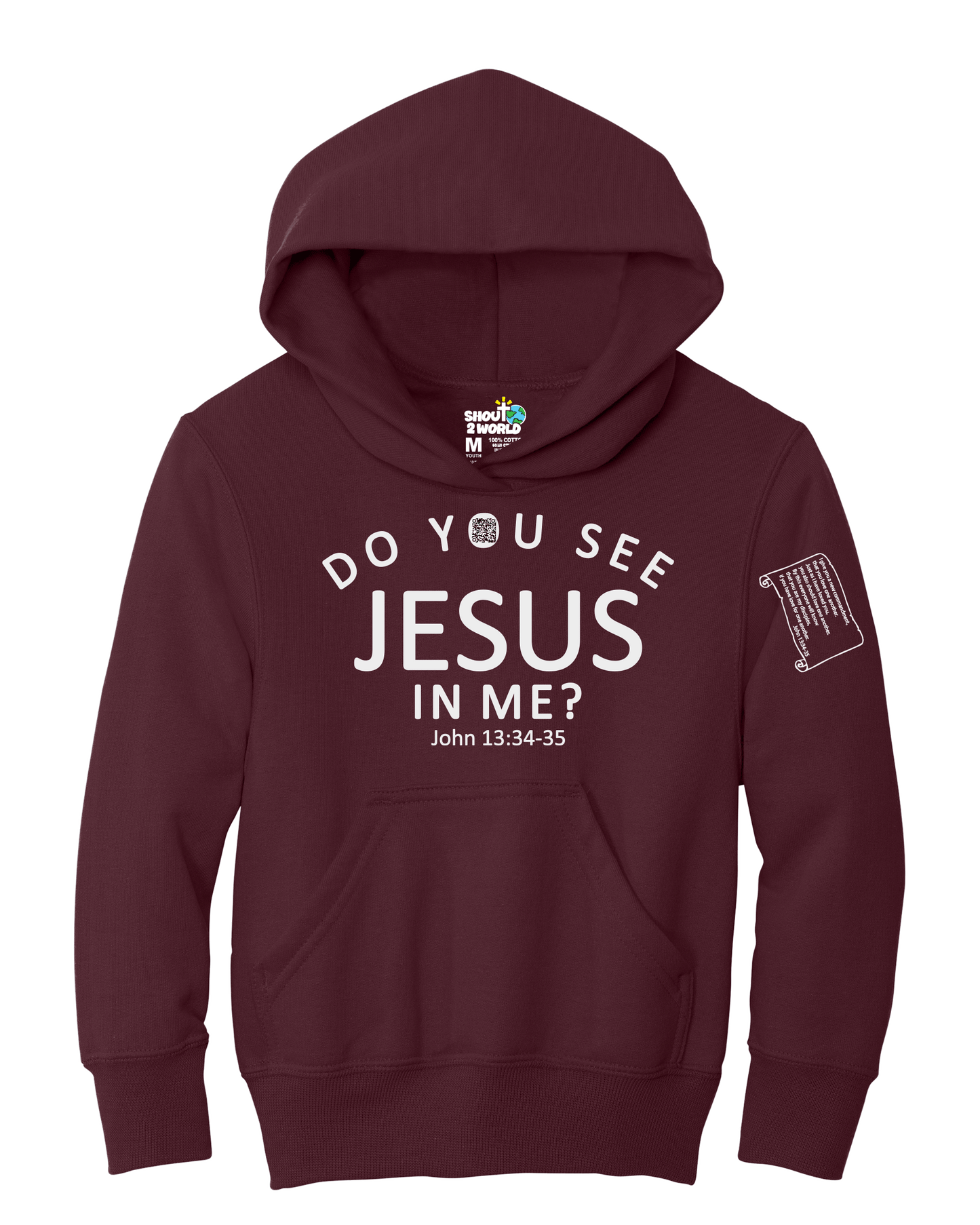 Fleece Pullover Hooded Sweatshirt Youth