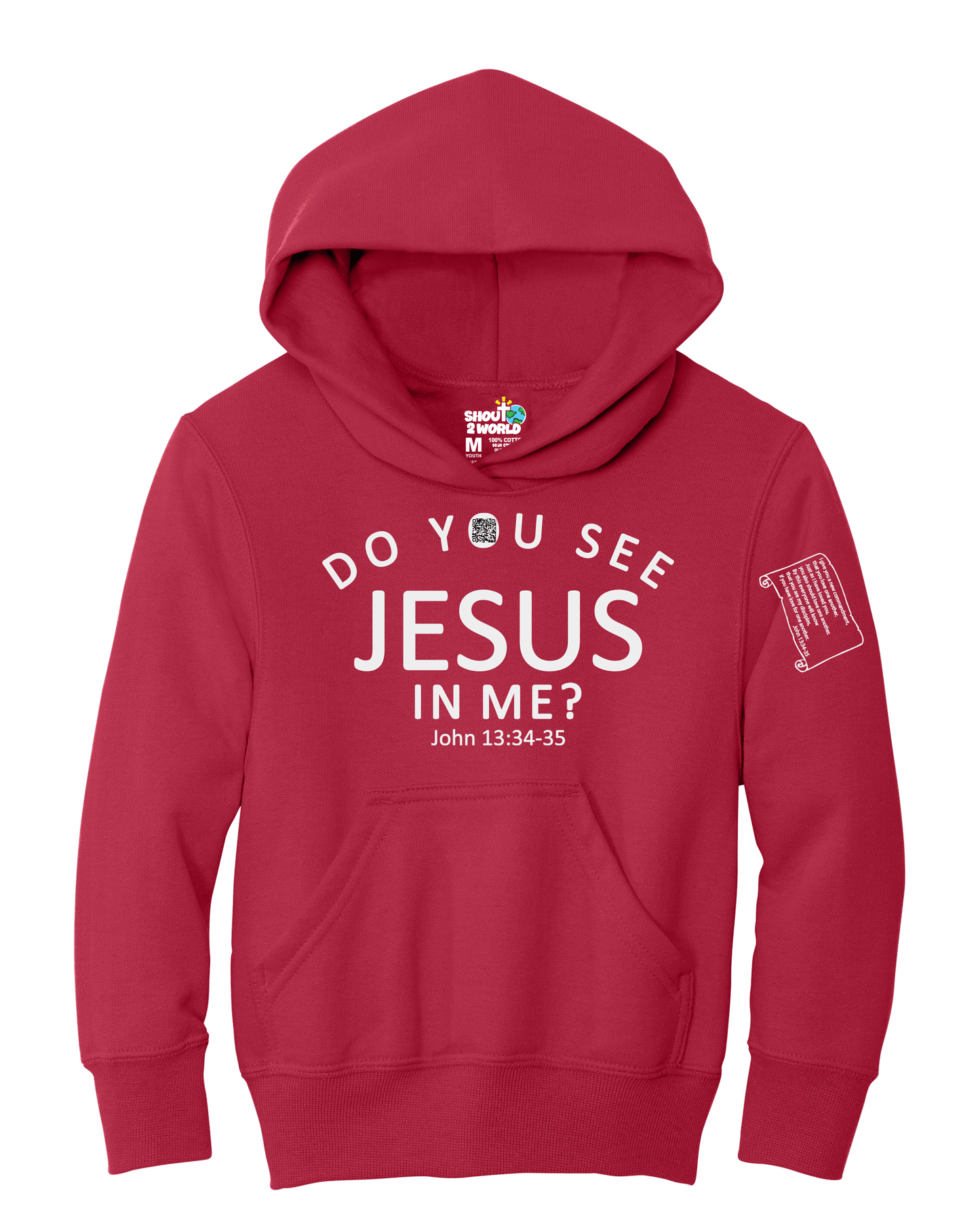 Fleece Pullover Hooded Sweatshirt Youth