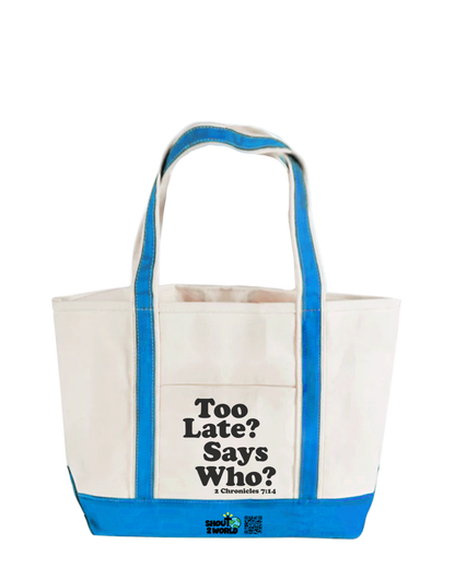 Tote Bag w/ Zip Closure