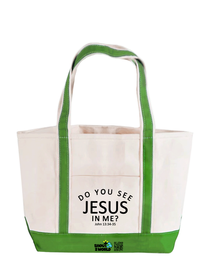 Tote Bag w/ Zip Closure