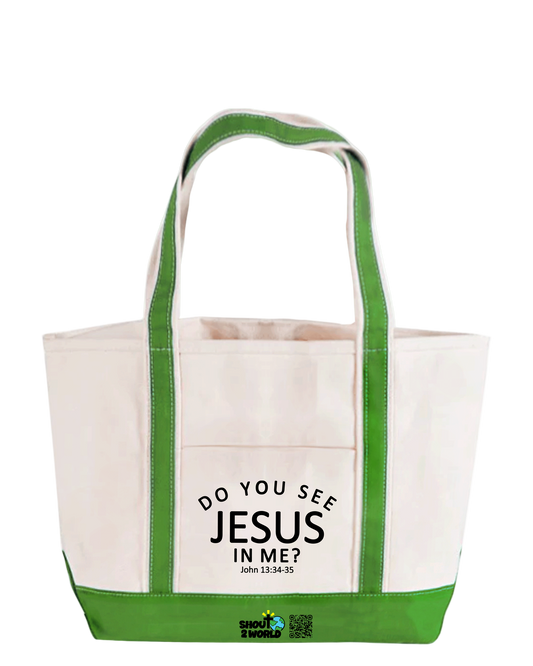 Tote Bag w/ Zip Closure
